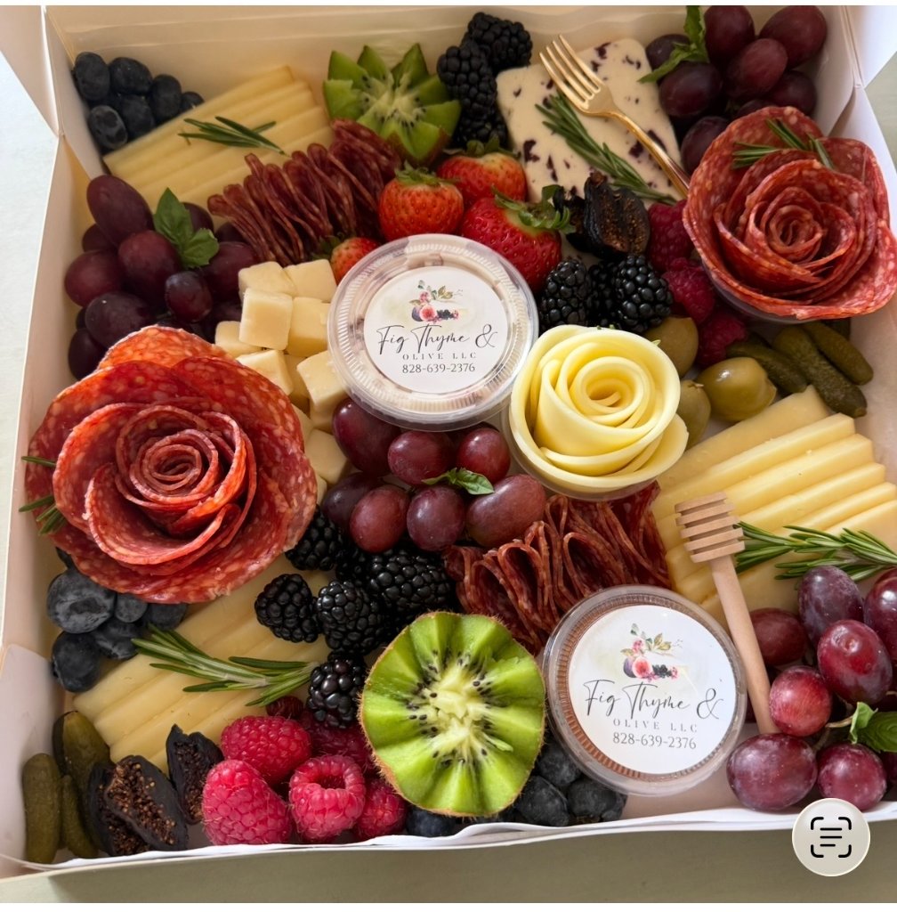 Fig Thyme & Olive charcuterie work