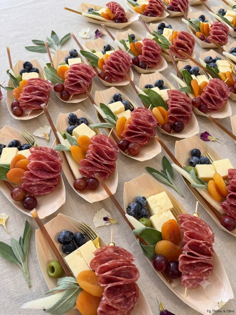 Fig Thyme & Olive charcuterie work