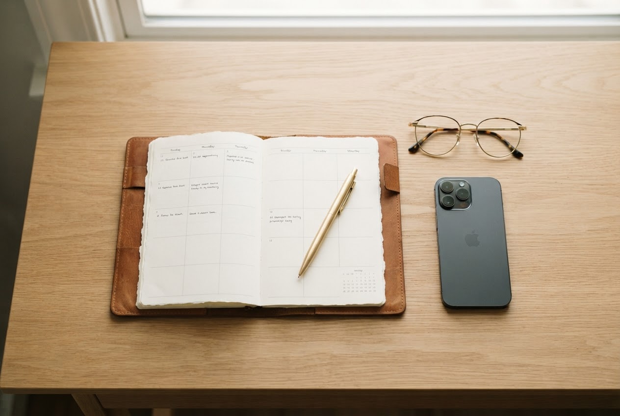Premium planner and workspace