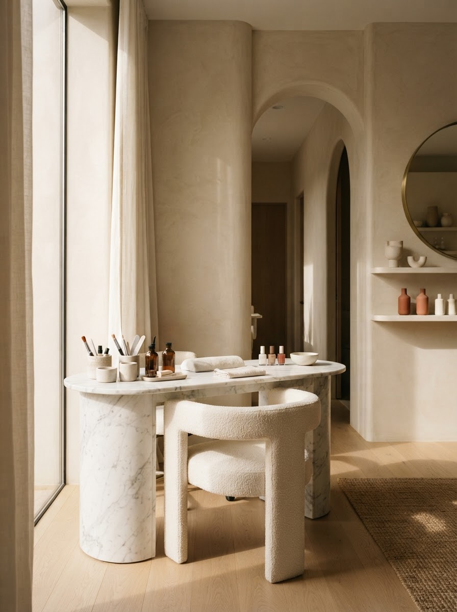 Ruvara nail studio interior