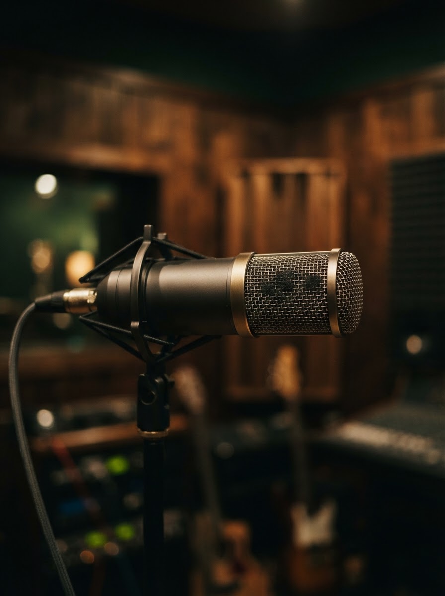 Microfone de estúdio