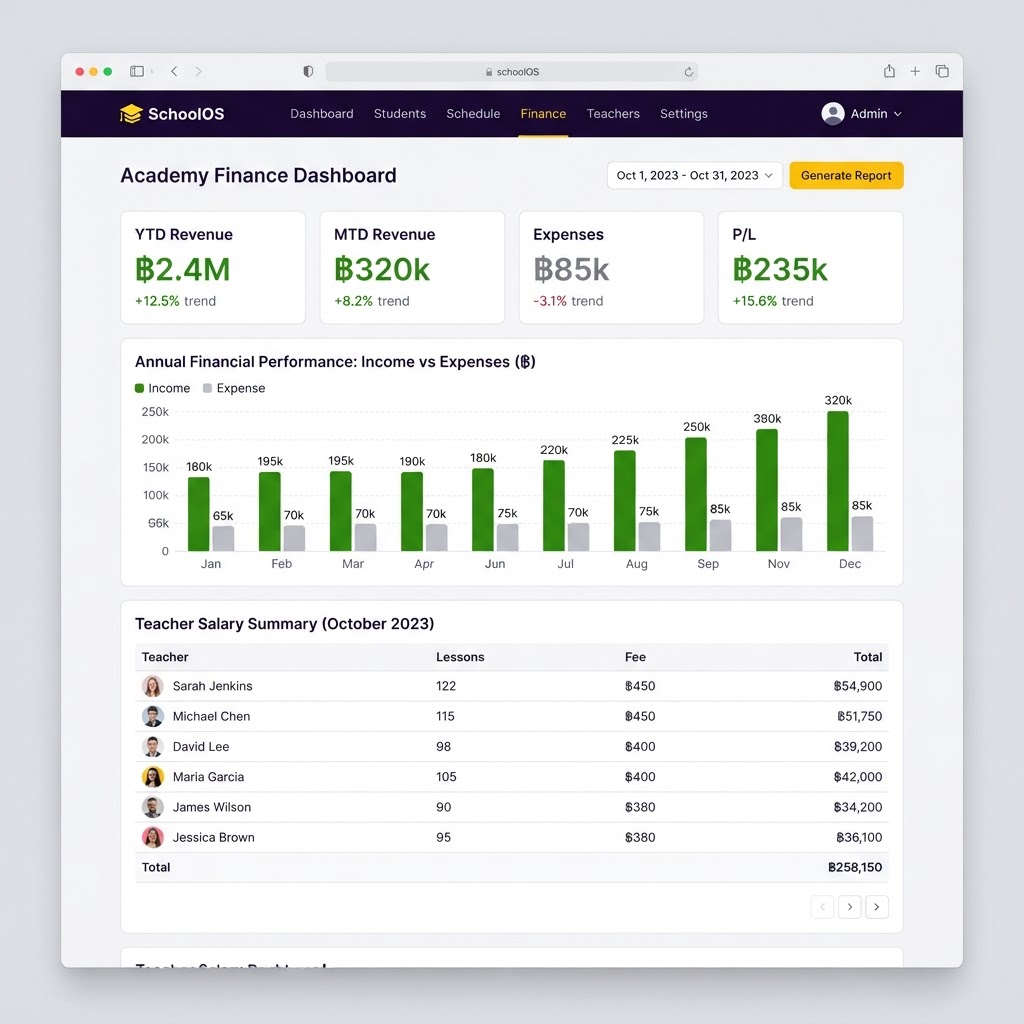 Payroll & Finance screenshot
