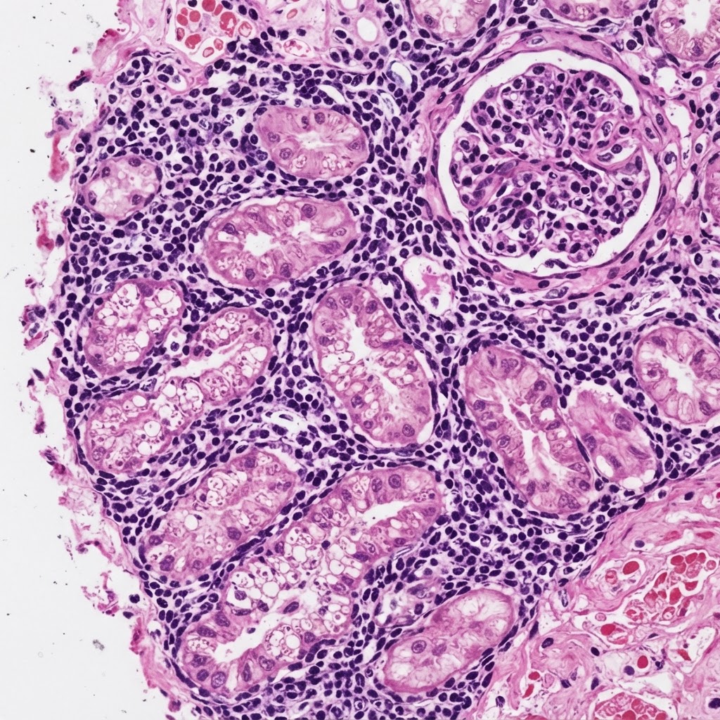 Acute T-cell Mediated Rejection — H&E · 400×
