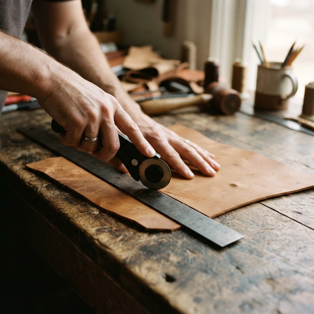 Step 2: Cut the Leather to Size