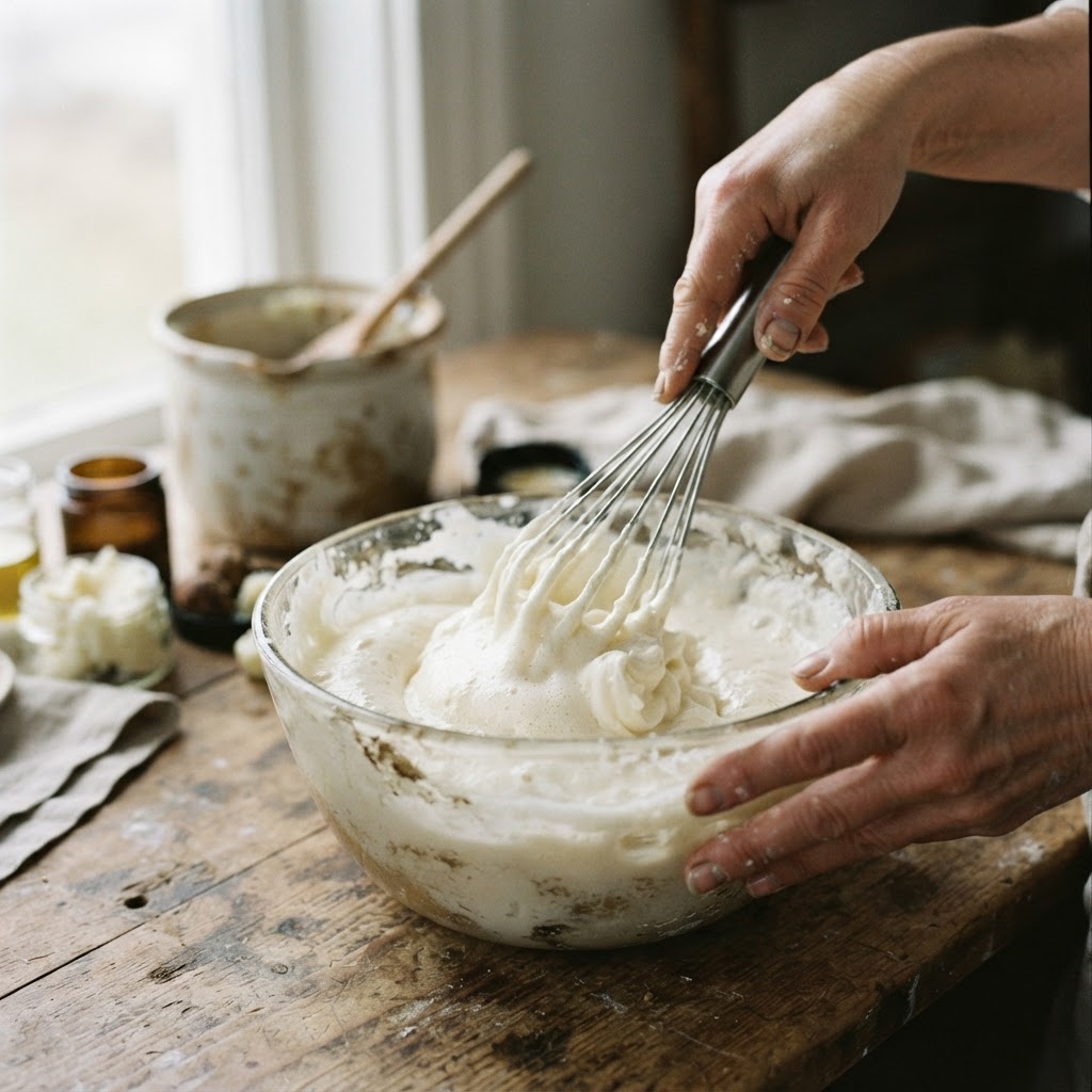 Step 3: Whip in the Butter
