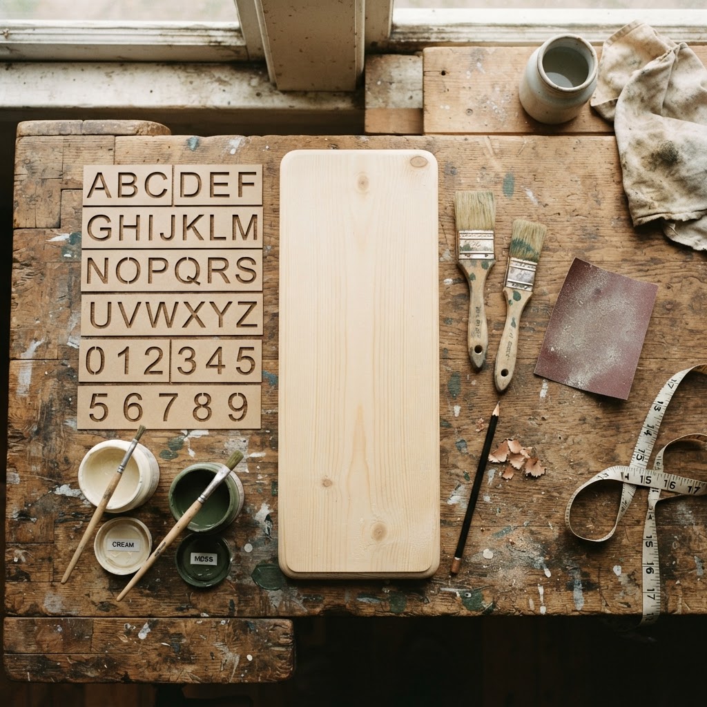 Making a Hand-Painted Welcome Sign
