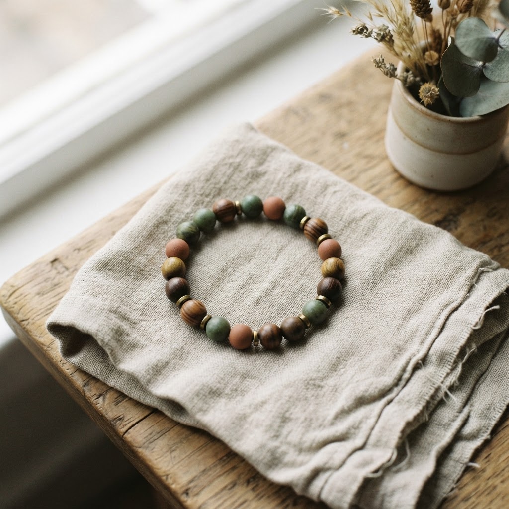Stringing a Simple Beaded Bracelet