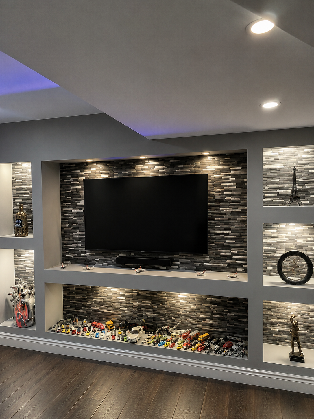 Basement Media Wall