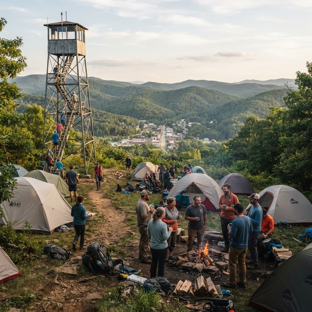 Fire Tower Campout