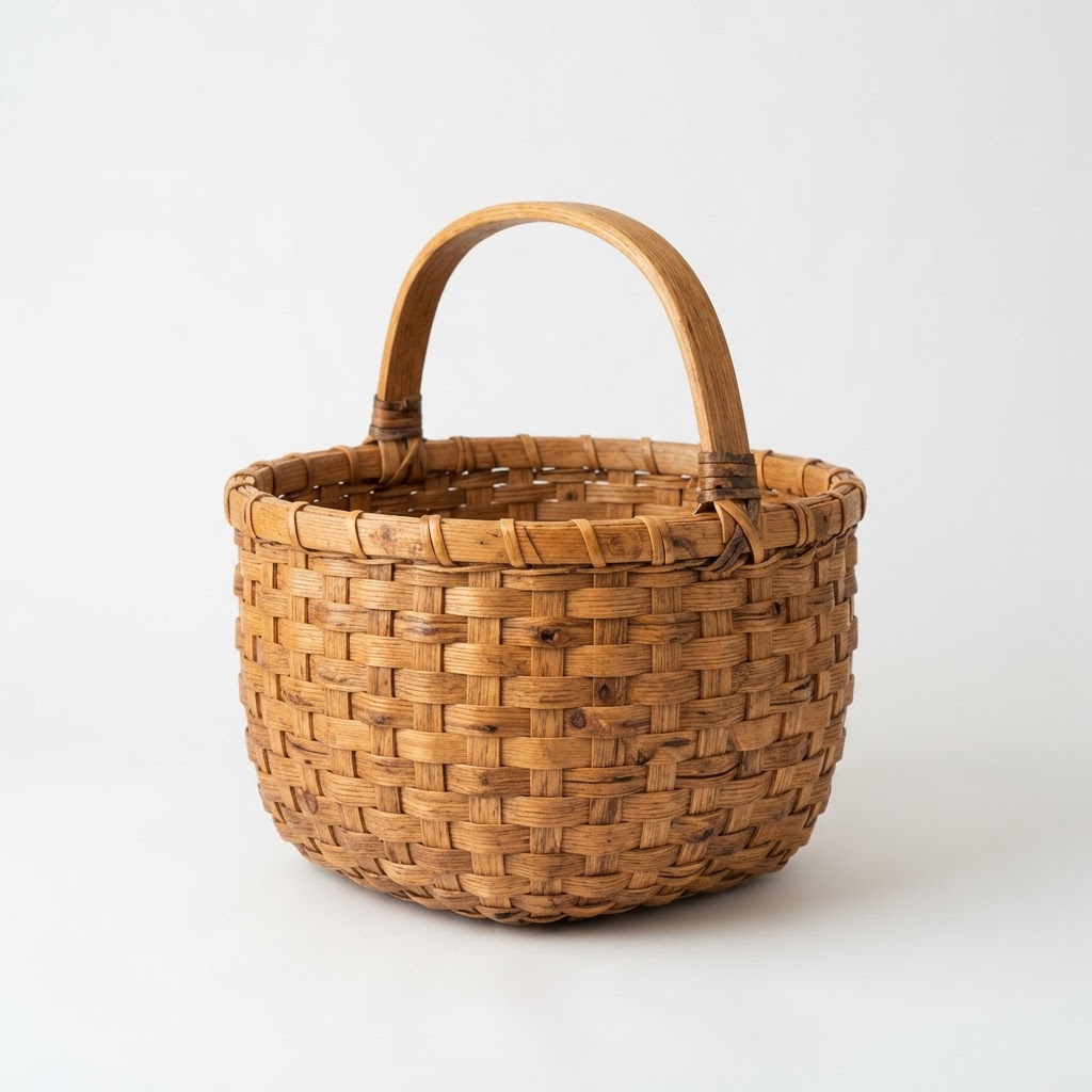 Handwoven Split Oak Basket — available for Pineville KY visitors