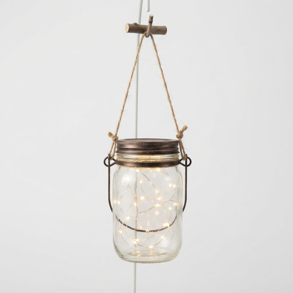 Mason Jar Hanging Lantern