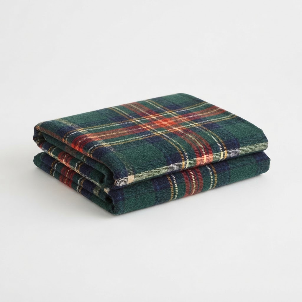 Plaid Flannel Throw Blanket — available for Pineville KY visitors