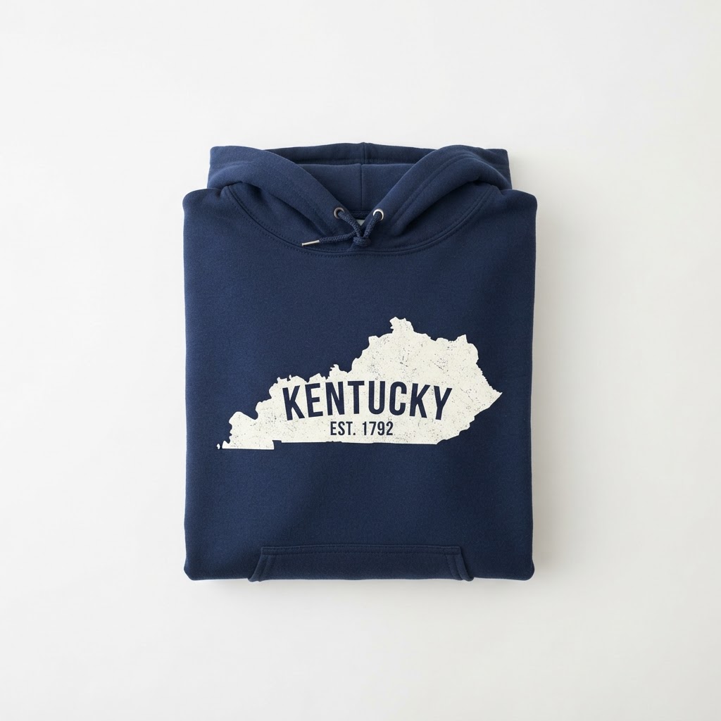 Kentucky Outline Hoodie — available for Pineville KY visitors