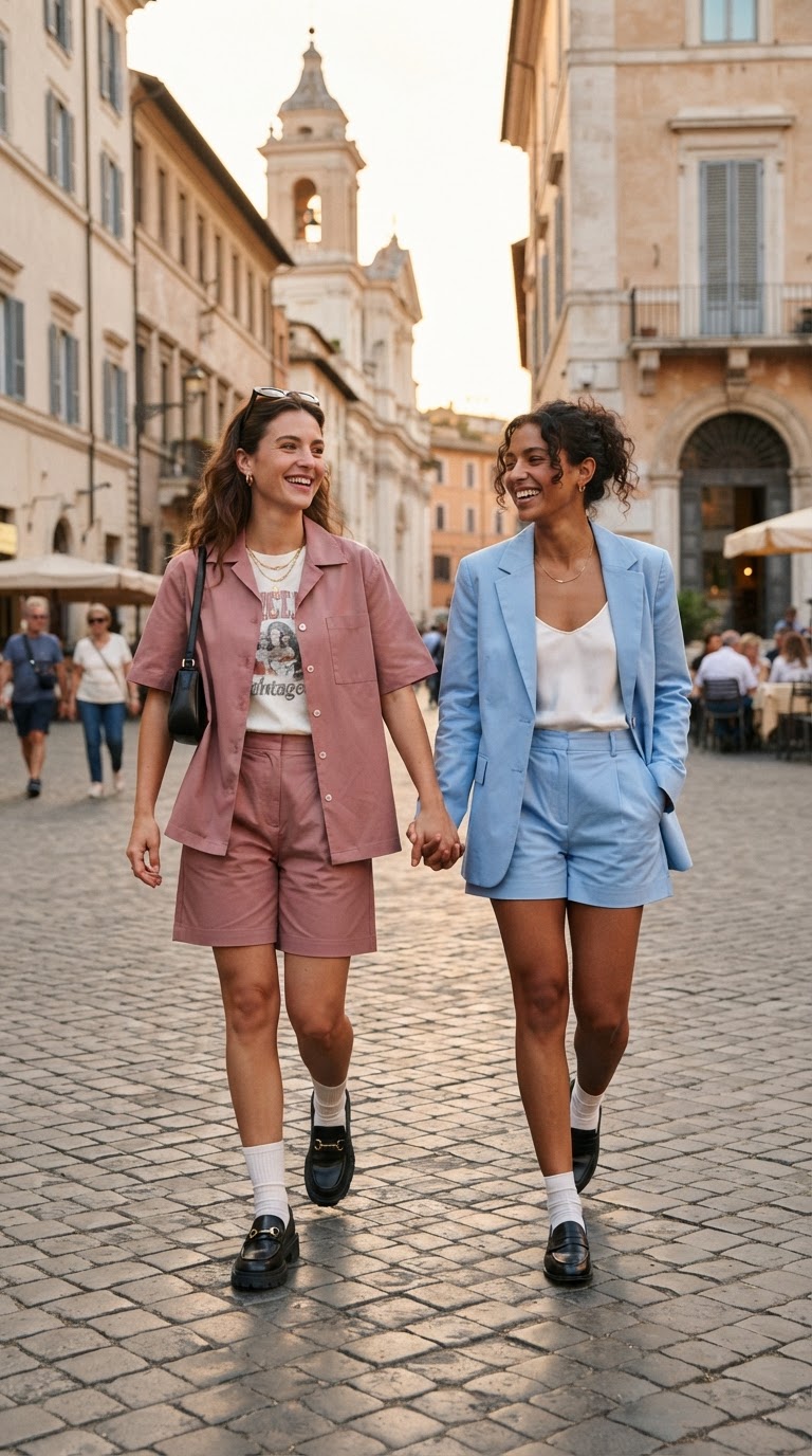 The Soft Tailoring Short-Suit — gay pride outfit inspiration
