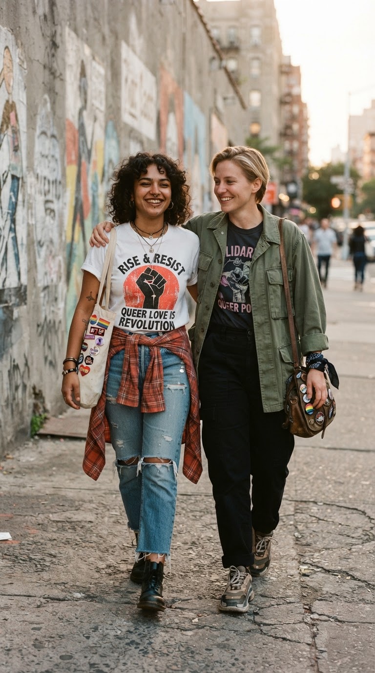 The Graphic Activist — gay pride outfit inspiration