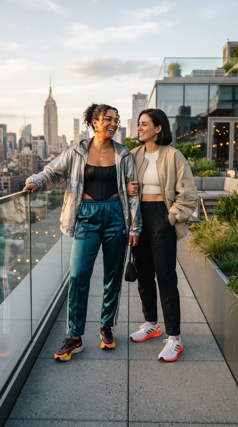 The Sporty Luxe — gay pride outfit inspiration