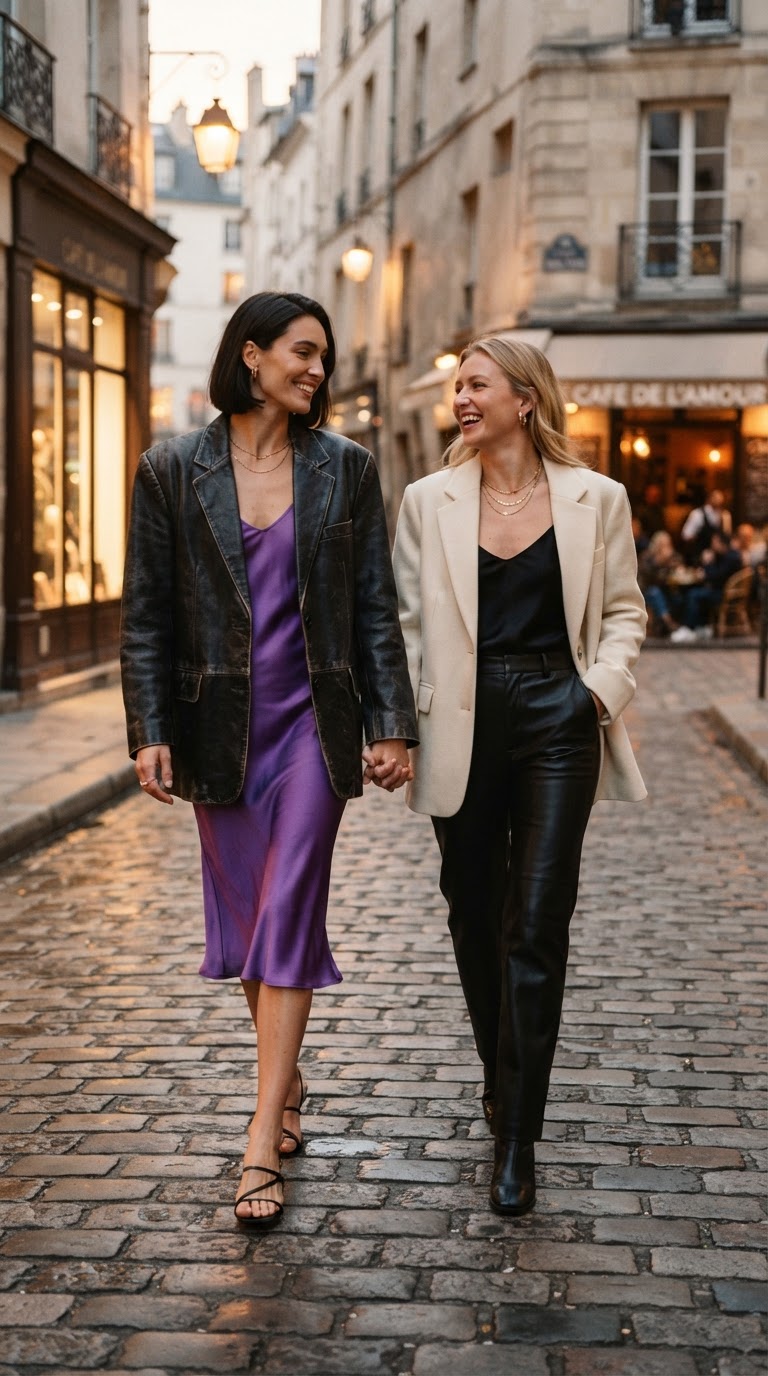 The Silk Slip Transition — gay pride outfit inspiration