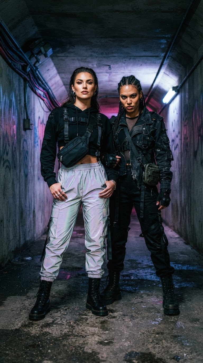 The Cyber-Punk Streetwear — gay pride outfit inspiration