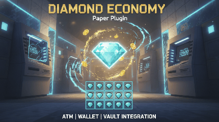 Diamond Economy plugin splash poster