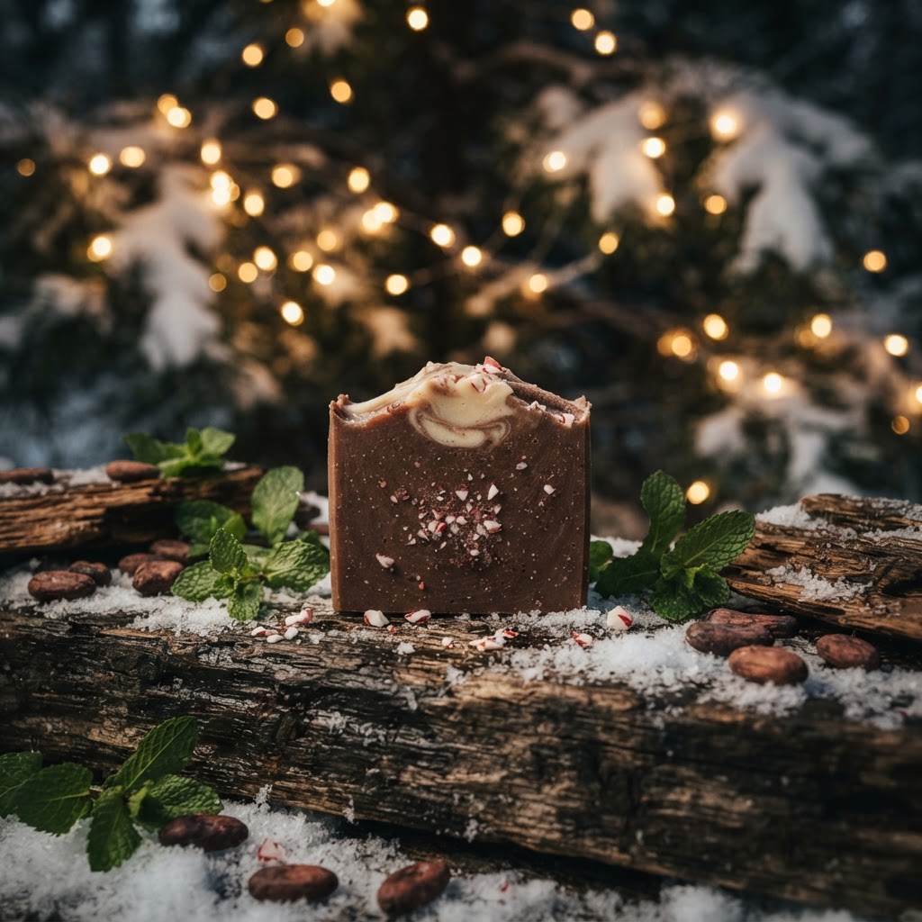 Peppermint Mocha — handcrafted Rustic Passion soap bar