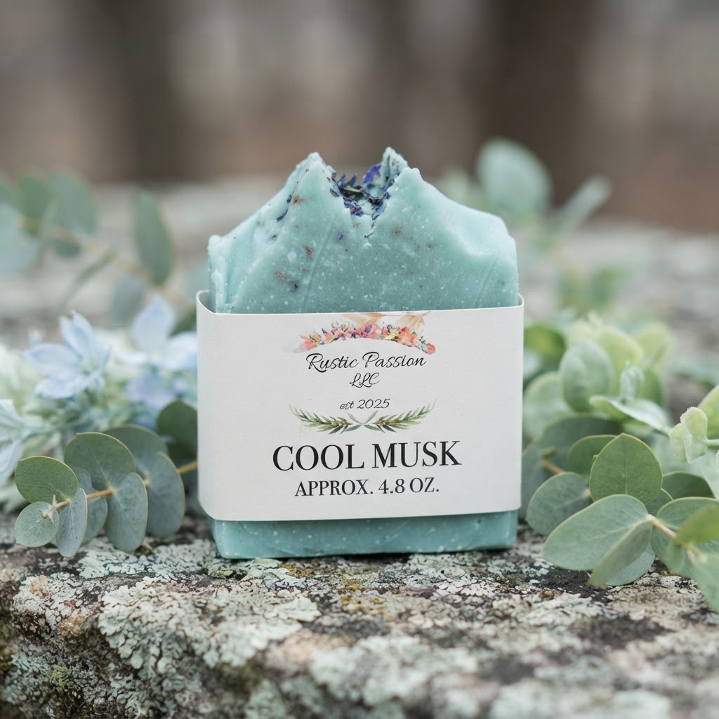 Cool Musk — handcrafted Rustic Passion soap bar