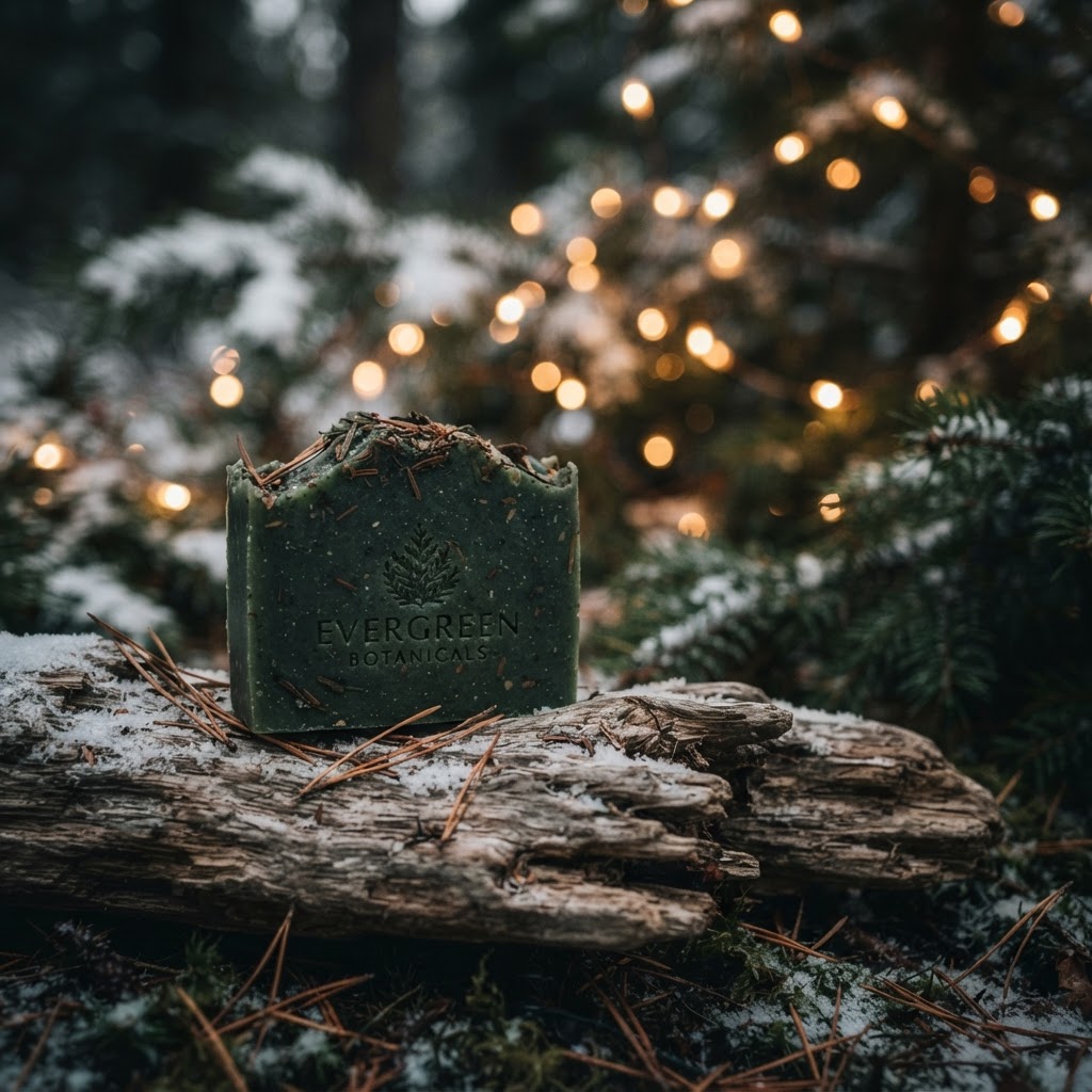 Christmas Tree — handcrafted Rustic Passion soap bar