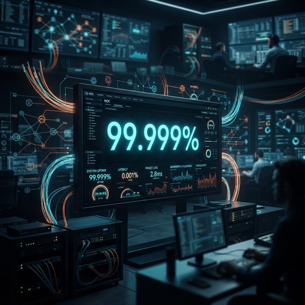 SLA 99.999 qué significa en contratos de telecom: guía técnica para empresas