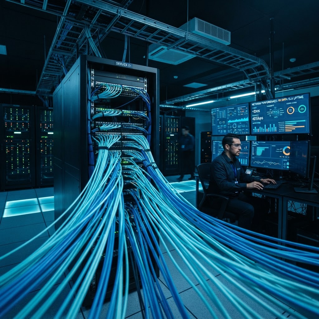 Contratar enlace dedicado de fibra óptica corporativo: guía 2026
