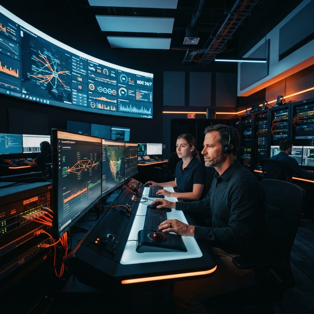 Proveedor de internet dedicado con NOC 24/7 corporativo: guía 2026