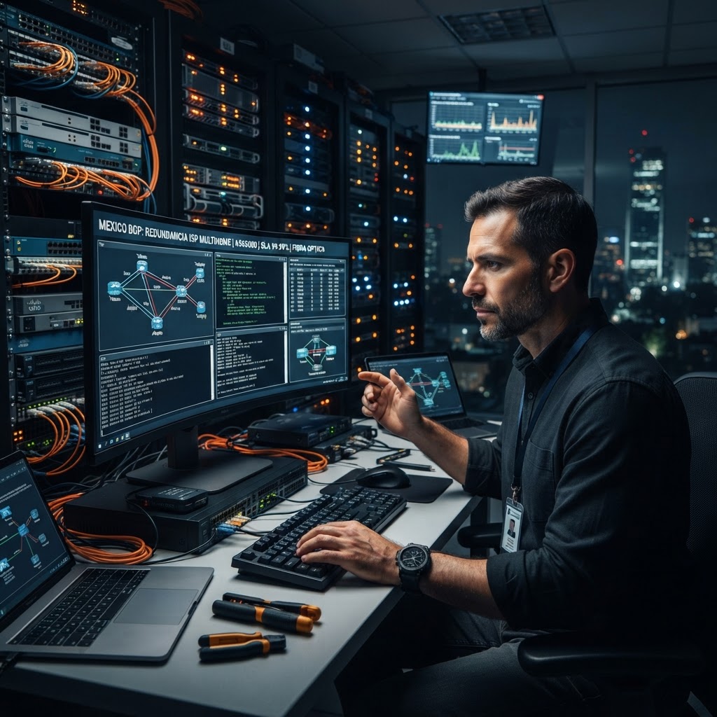 configuracion bgp para redundancia de isp mexico: guía 2026