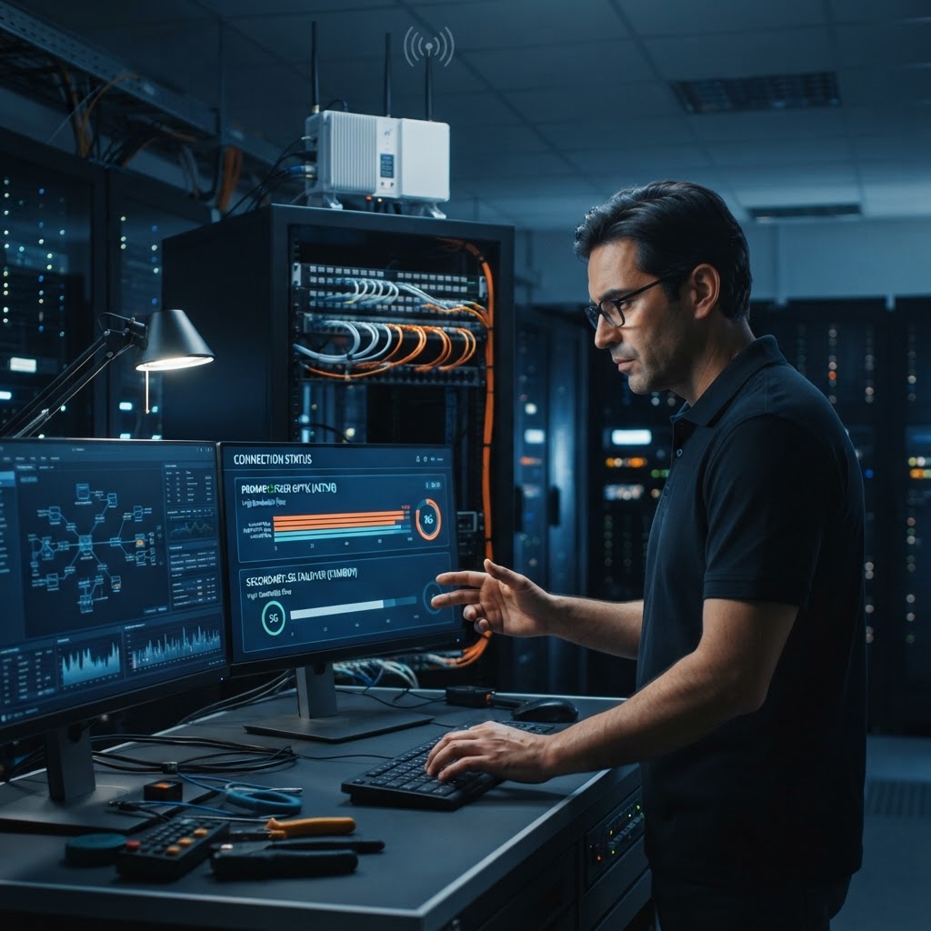Internet dedicado con failover 5G automático: guía 2026