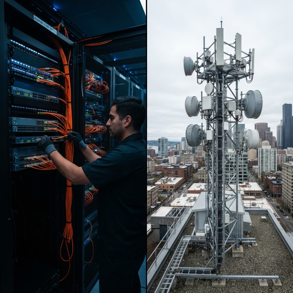 Dedicated fiber vs microwave: which is right for you?