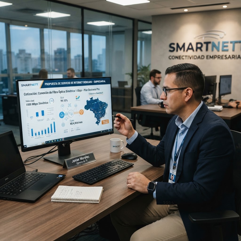 cotizacion internet simetrico empresarial: guía 2026