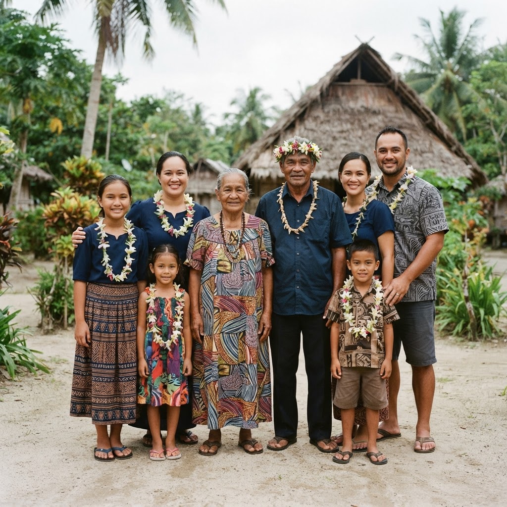 Traditional Chuukese People