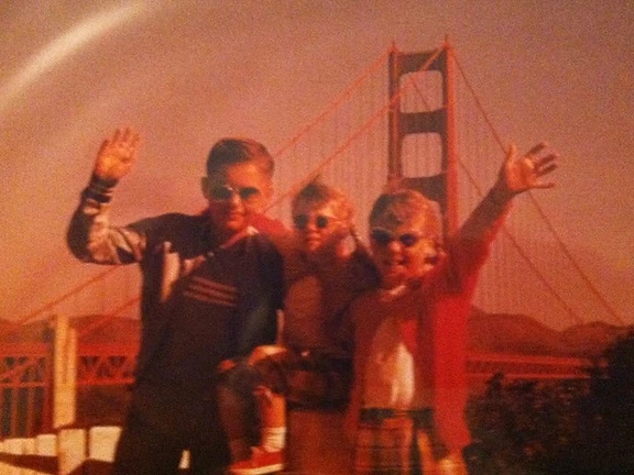 Original faded photograph