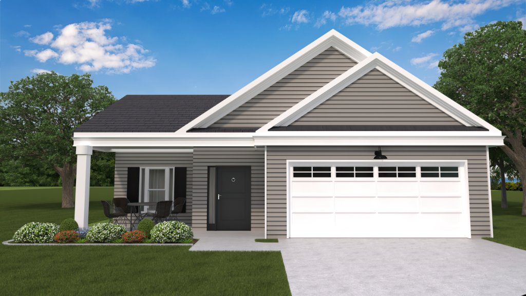 Hogan floor plan front elevation