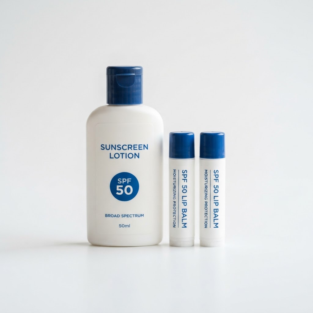 Sunscreen & SPF Lip Balm
