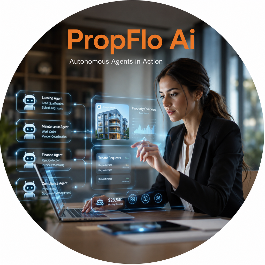 PropFlo Ai autonomous agents in action