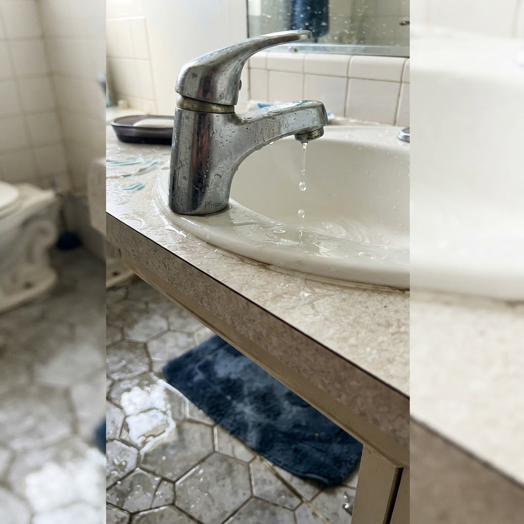 Leaking faucet