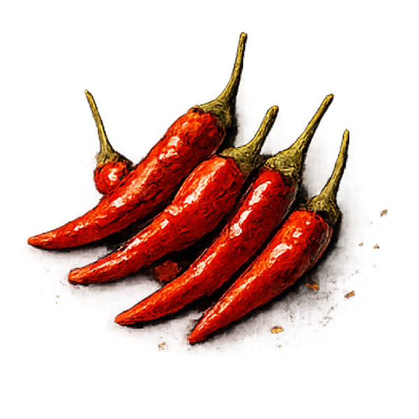 Bird's eye chillies