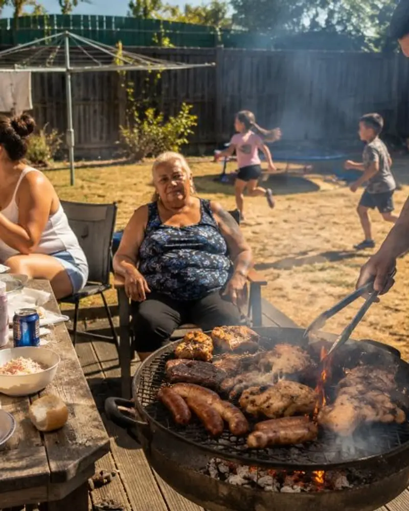 Family BBQ with STOKE peri-peri sauce