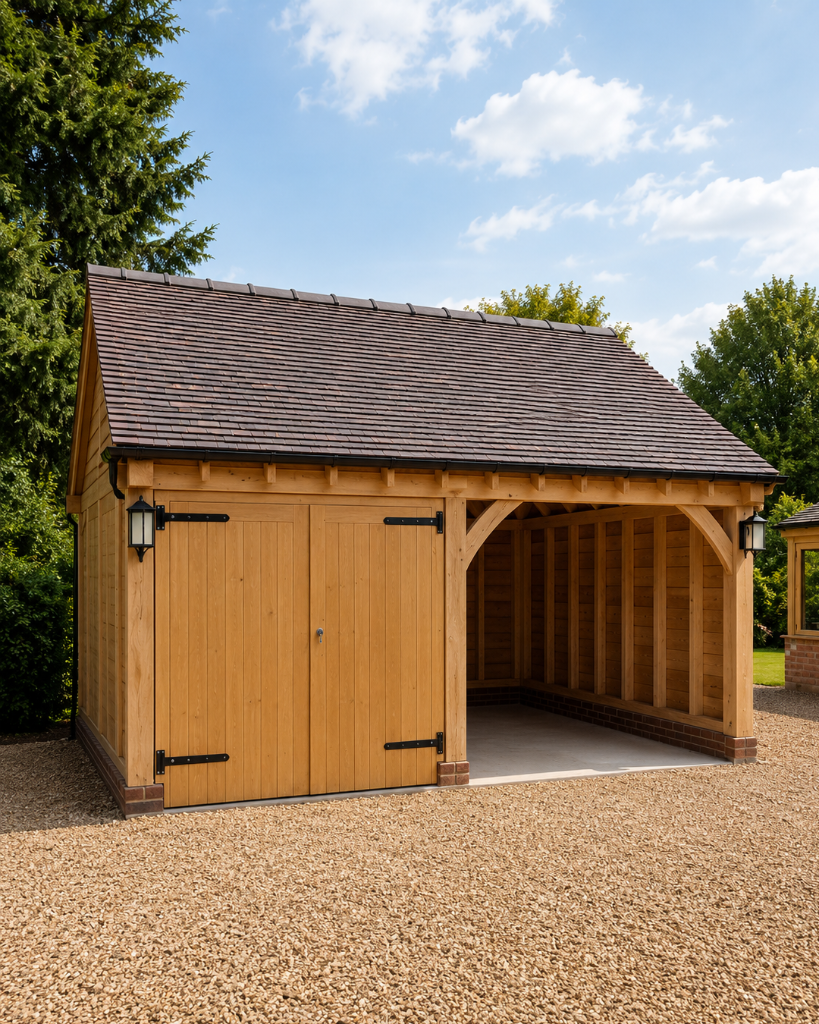 Oak Cart Lodge & Garage
