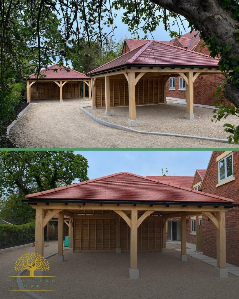 Twin Carport Installation