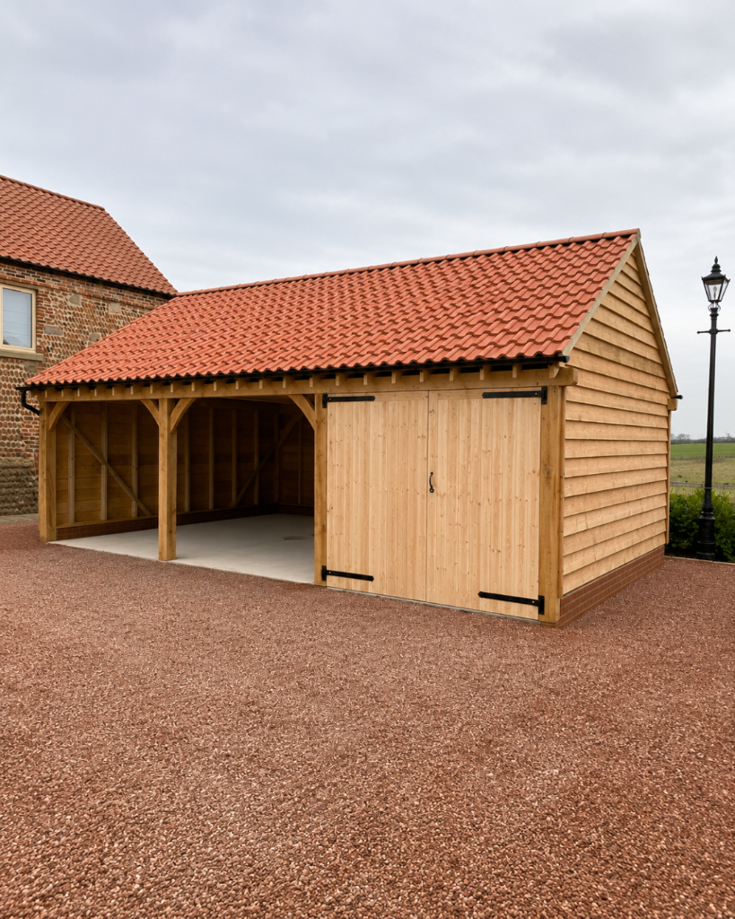 Three-Bay Oak Garage, York