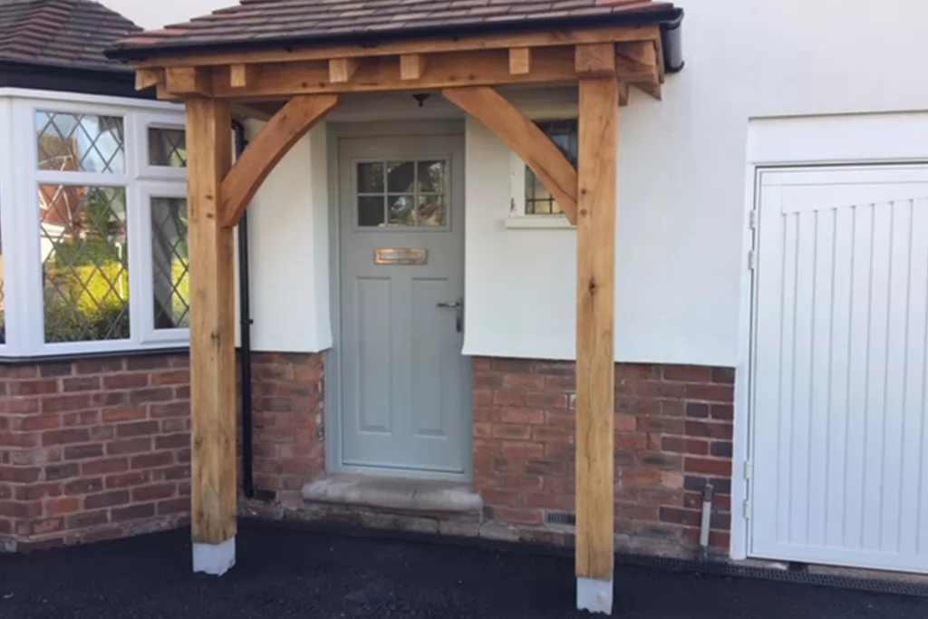 Oak Porch Canopy
