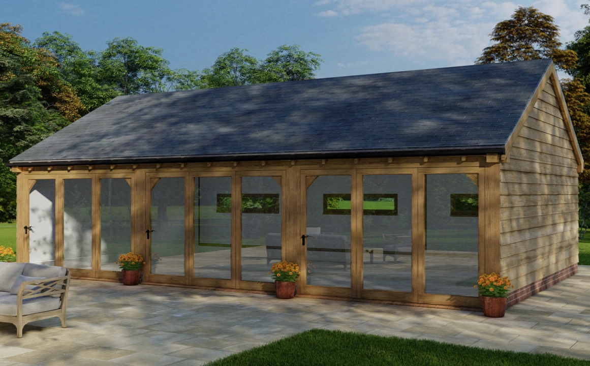 Oak Pool House
