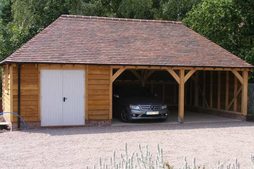 Three-Bay Garage with Store