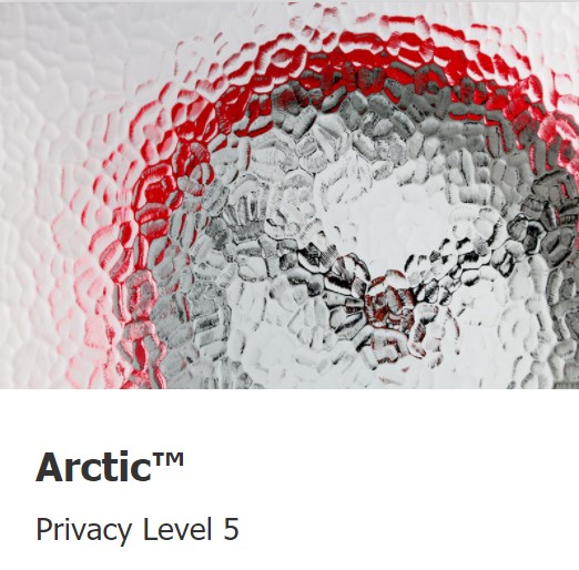 Pilkington Arctic patterned glass