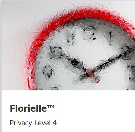 Pilkington Florielle patterned glass