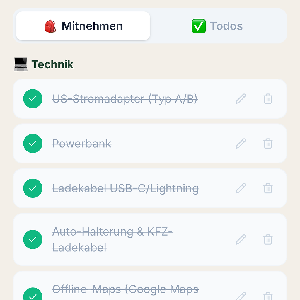 Vorbereitung